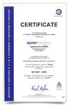 Certificate ISO 9001:2008