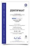 ISO 9001:2008 Zertifikat